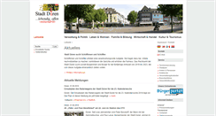 Desktop Screenshot of dueren.de