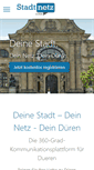 Mobile Screenshot of dueren.net